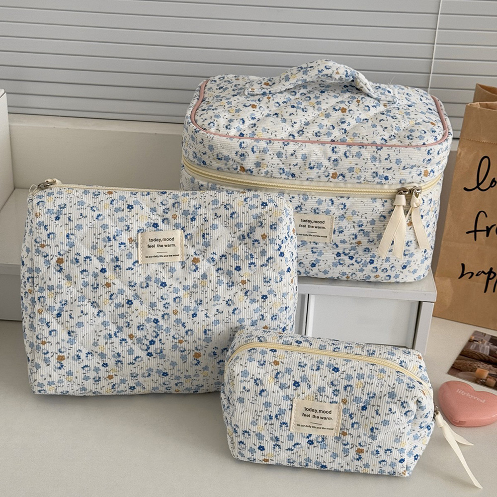 Luxury Skincare Women - ขายส่งผู้หญิงหรูหราขนาดใหญ่ความจุกระเป๋าเครื่องสําอาง Travel Organizer Make Up Storage