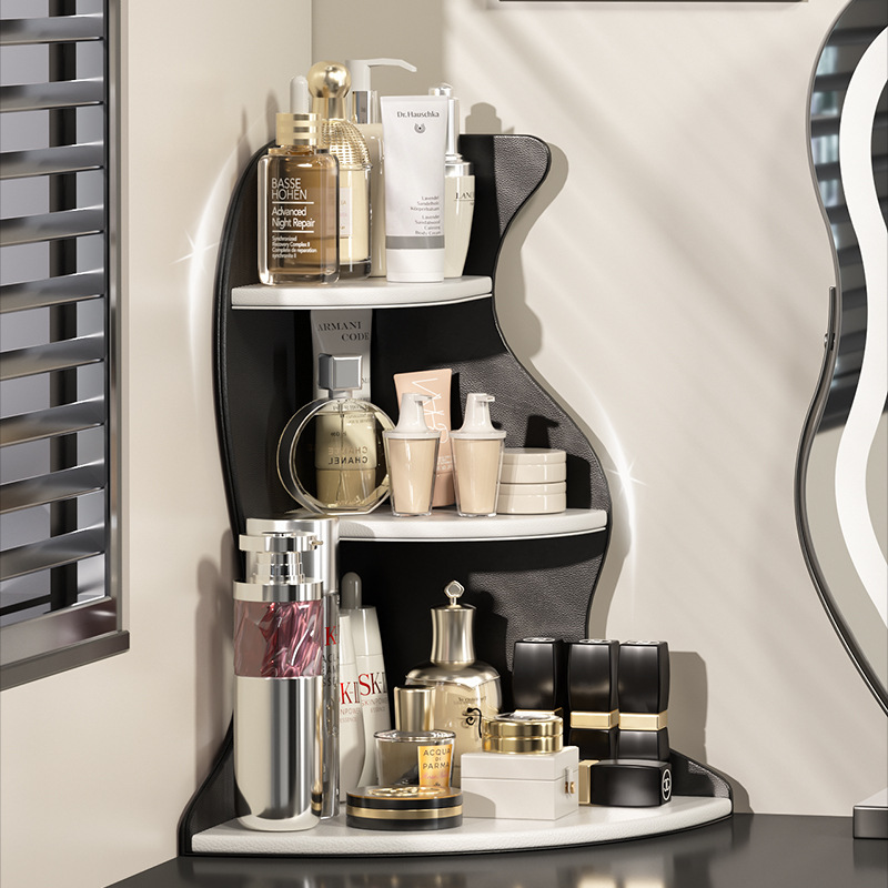 Luxury Skincare Gift Box - กล่องเก็บของอเนกประสงค์หลายชั้น ทำจากหนังแท้ หรูหรา สำหรับจัดเก็บลิปสติก น้ำหอม เครื่องสำอาง