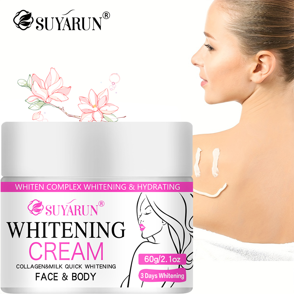Luxury Skincare Whitening Cream - ครีมบำรุงผิวขาวกระจ่างใส SUYARUN ของขวัญคริสต์มาส ช่วยให้ผิวเปล่งประกาย ชุดผลิตภัณฑ์บำรุงผิวชุ่มชื้นสำหรับเทศกาล พร้อมกล่องหรูหรา
