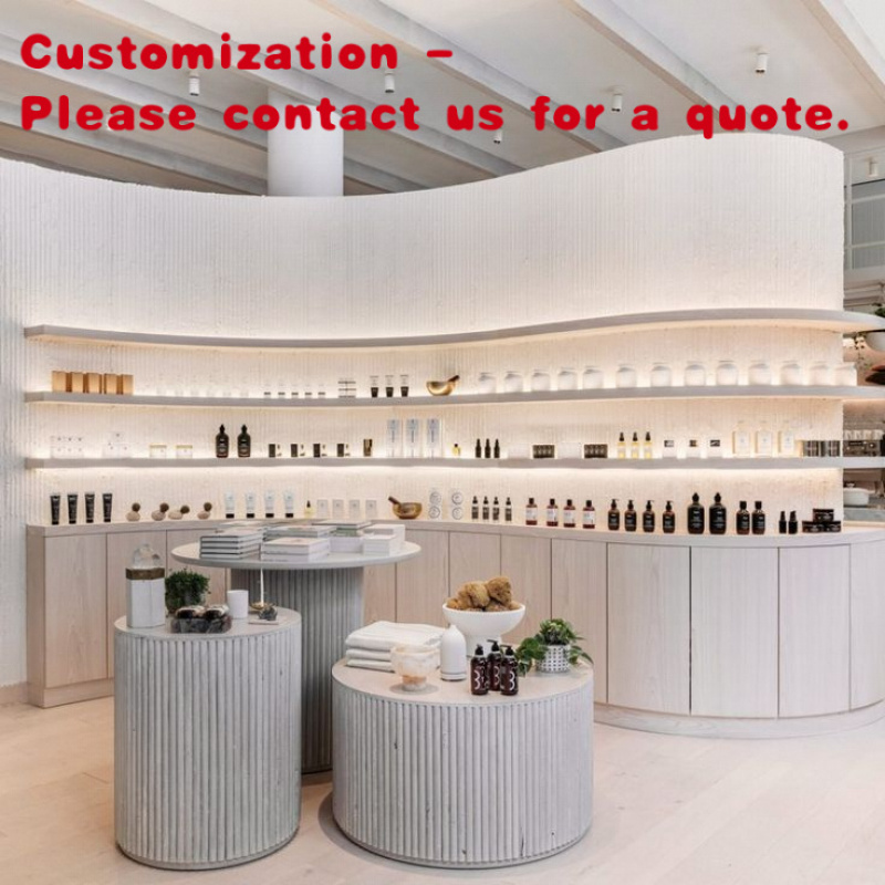 Luxury Skincare Store - การออกแบบตกแต่งภายในร้านค้าความงามสุดหรูแบบสั่งทำพิเศษ ร้านค้าปลีกสุดพรีเมียม จัดวางร้านน้ำหอม เครื่องสำอาง และผลิตภัณฑ์ดูแลผิว