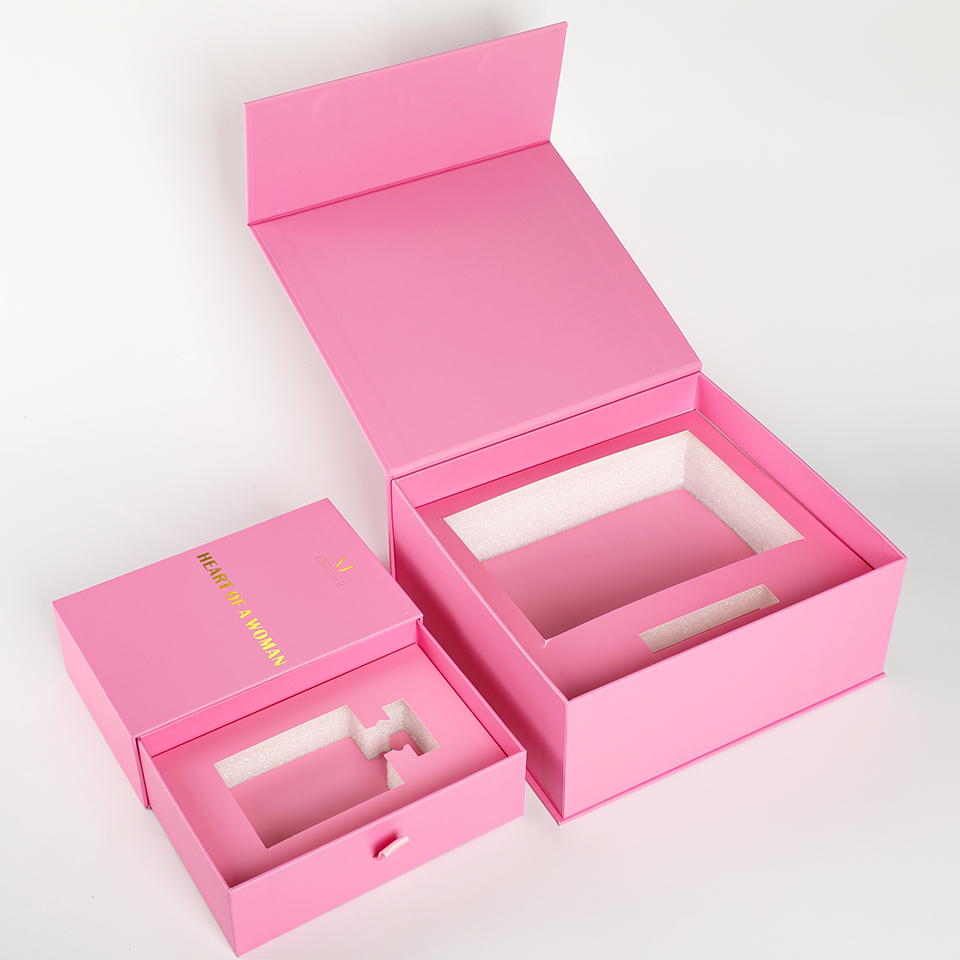สีชมพูหรูหราแบบกําหนดเองพร้อมโ - Luxury Skincare Gift Box บทวิจารณ์และราคา