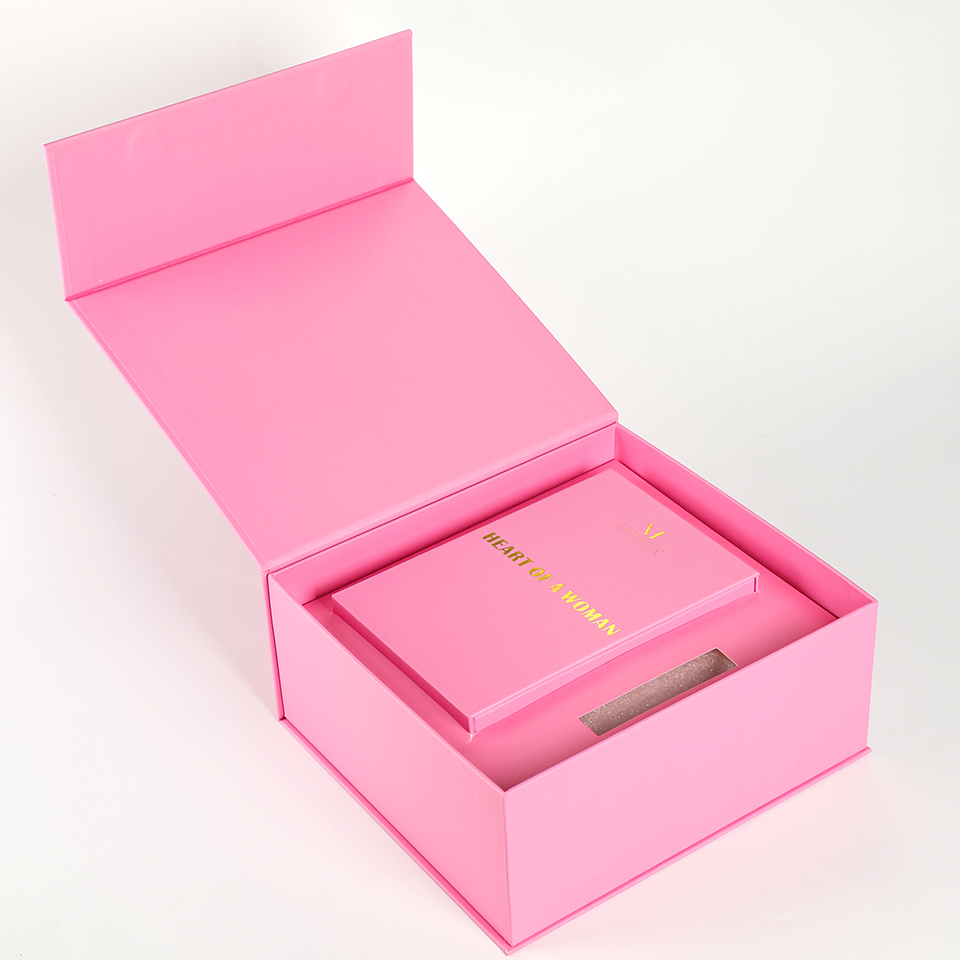 สีชมพูหรูหราแบบกําหนดเองพร้อมโ - Luxury Skincare Gift Box บทวิจารณ์และราคา