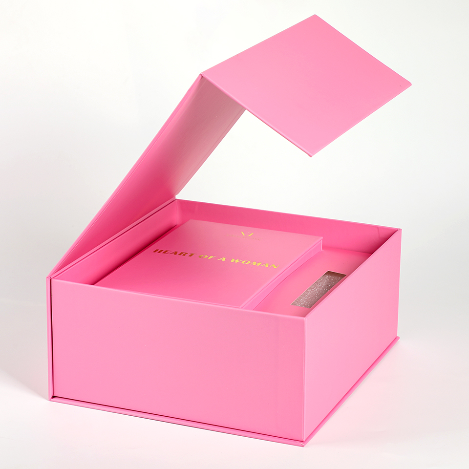 สีชมพูหรูหราแบบกําหนดเองพร้อมโ - Luxury Skincare Gift Box บทวิจารณ์และราคา