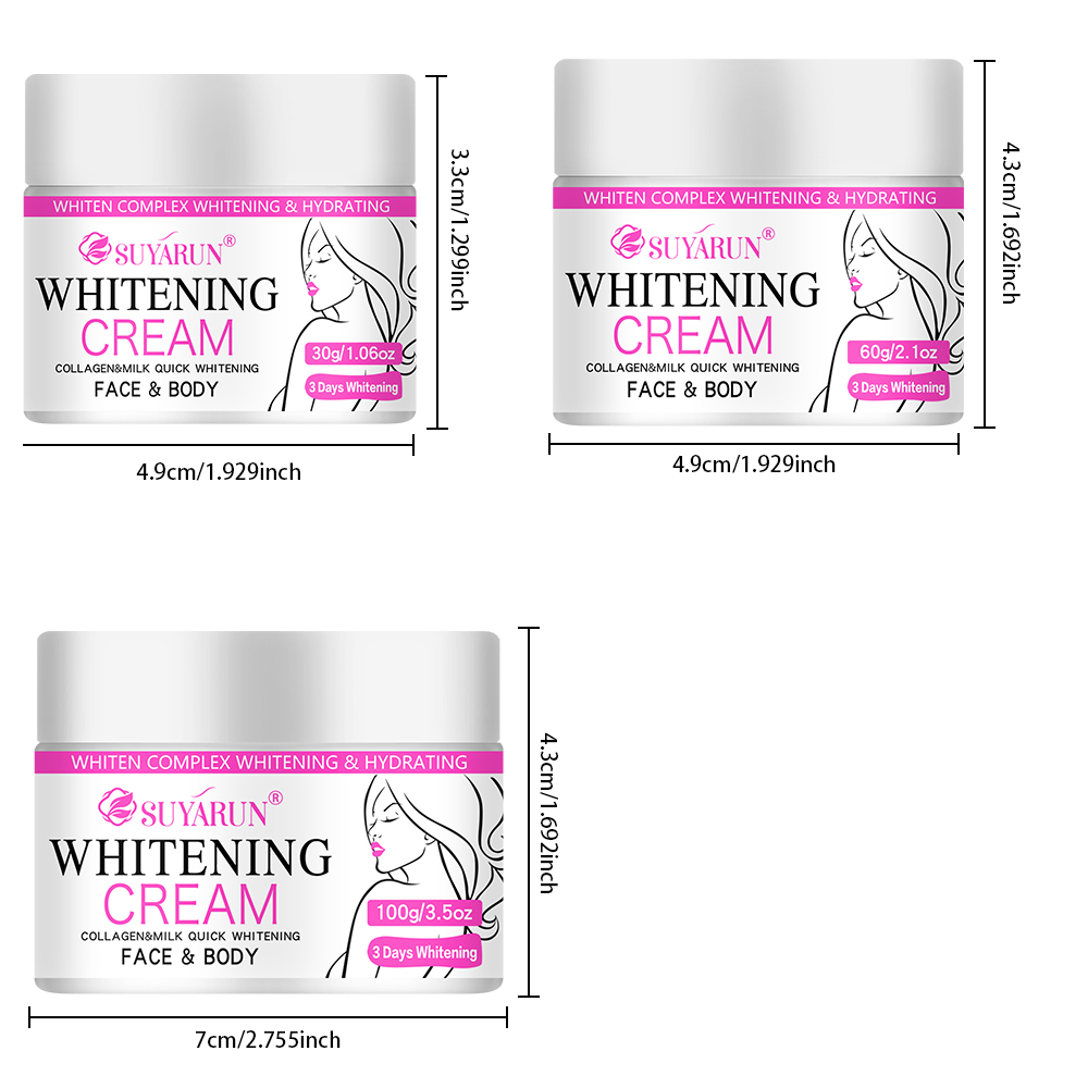 ครีมบำรุงผิวขาวกระจ่างใส SUYAR - Luxury Skincare Whitening Cream บทวิจารณ์และราคา