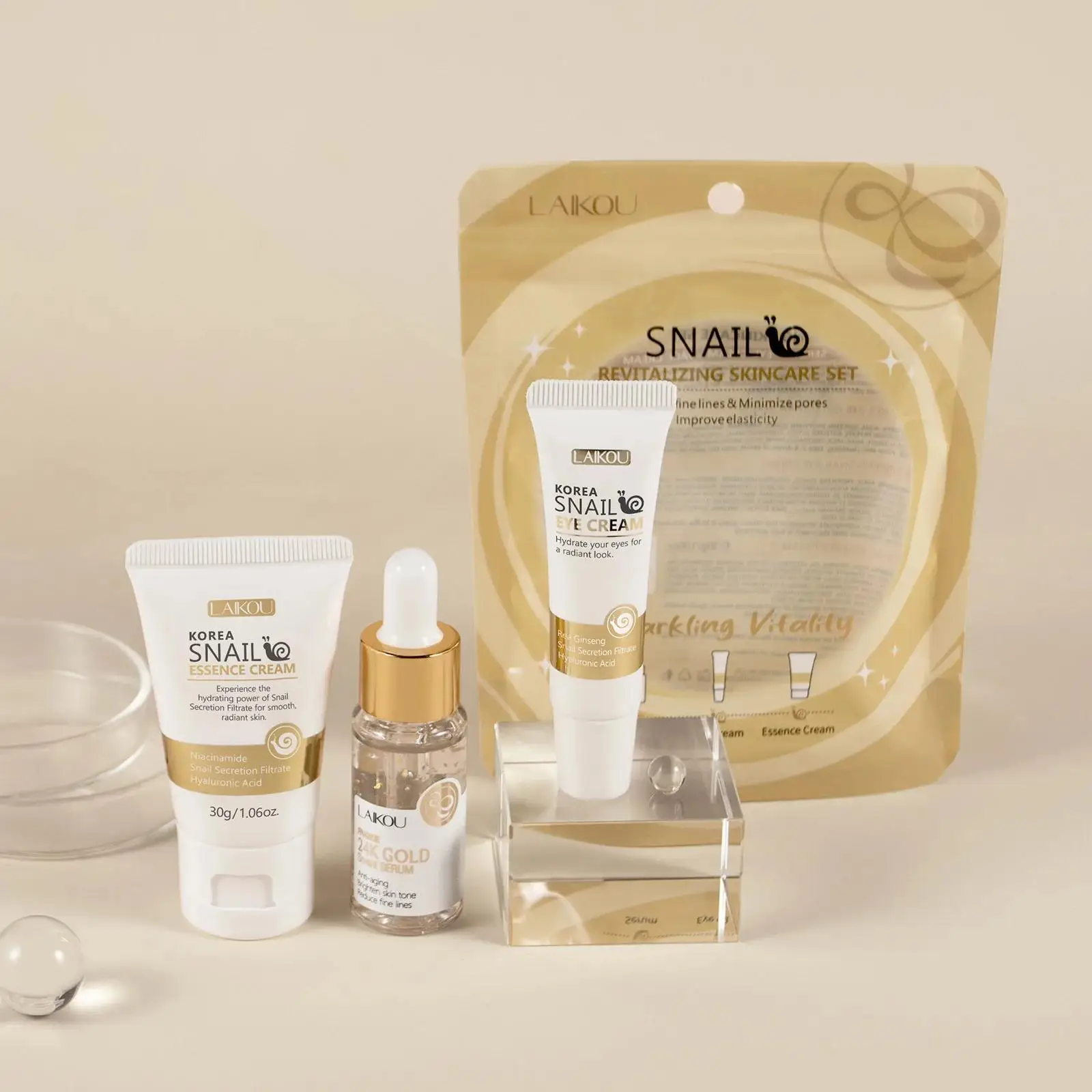 เซรั่มบำรุงผิวหน้าและรอบดวงตาส - Luxury Skincare Sets บทวิจารณ์และราคา