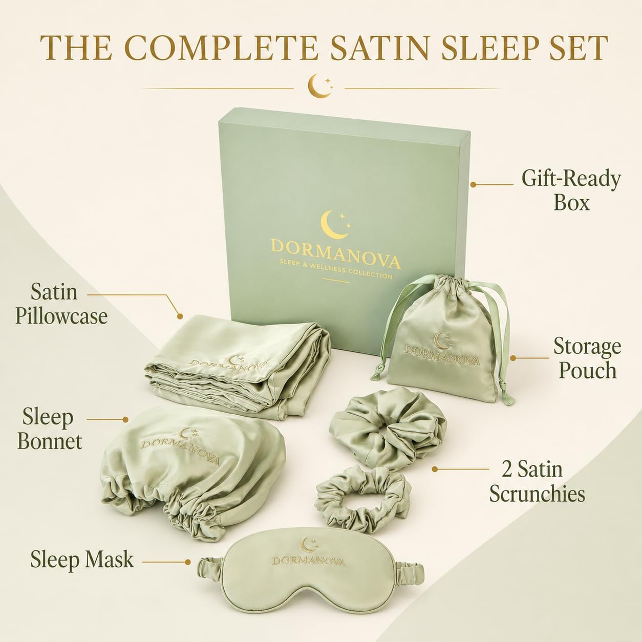 ชุดเครื่องนอนผ้าซาตินสุดหรู –  - Luxury Skincare Gift Box บทวิจารณ์และราคา