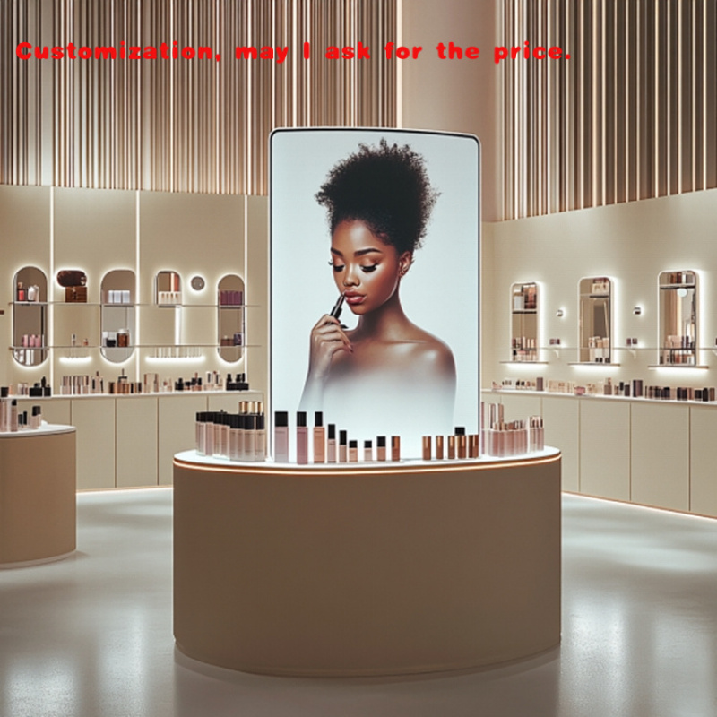 ตู้โชว์เครื่องสำอางแบบกำหนดเอง - Luxury Skincare Store บทวิจารณ์และราคา